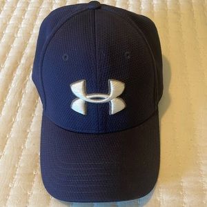 Under Armour Blitzing Performance Flex Hat - Navy Blue